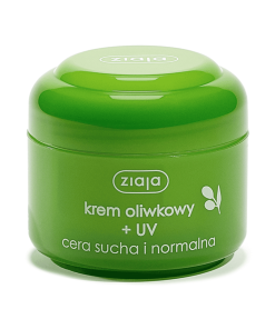 Ziaja Olivencreme mit UV-Schutz 50 ml | Feuchtigkeitspflege für Gesicht & Körper
